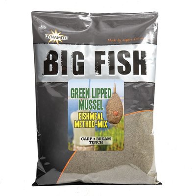 Dynamite Baits BIG FISH Green Lipped Mussel Fishmeal Method Mix